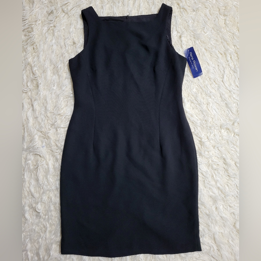 Rayna Rowan Essentials Black Lined Sleeveless Dress Size 8 "NWT"